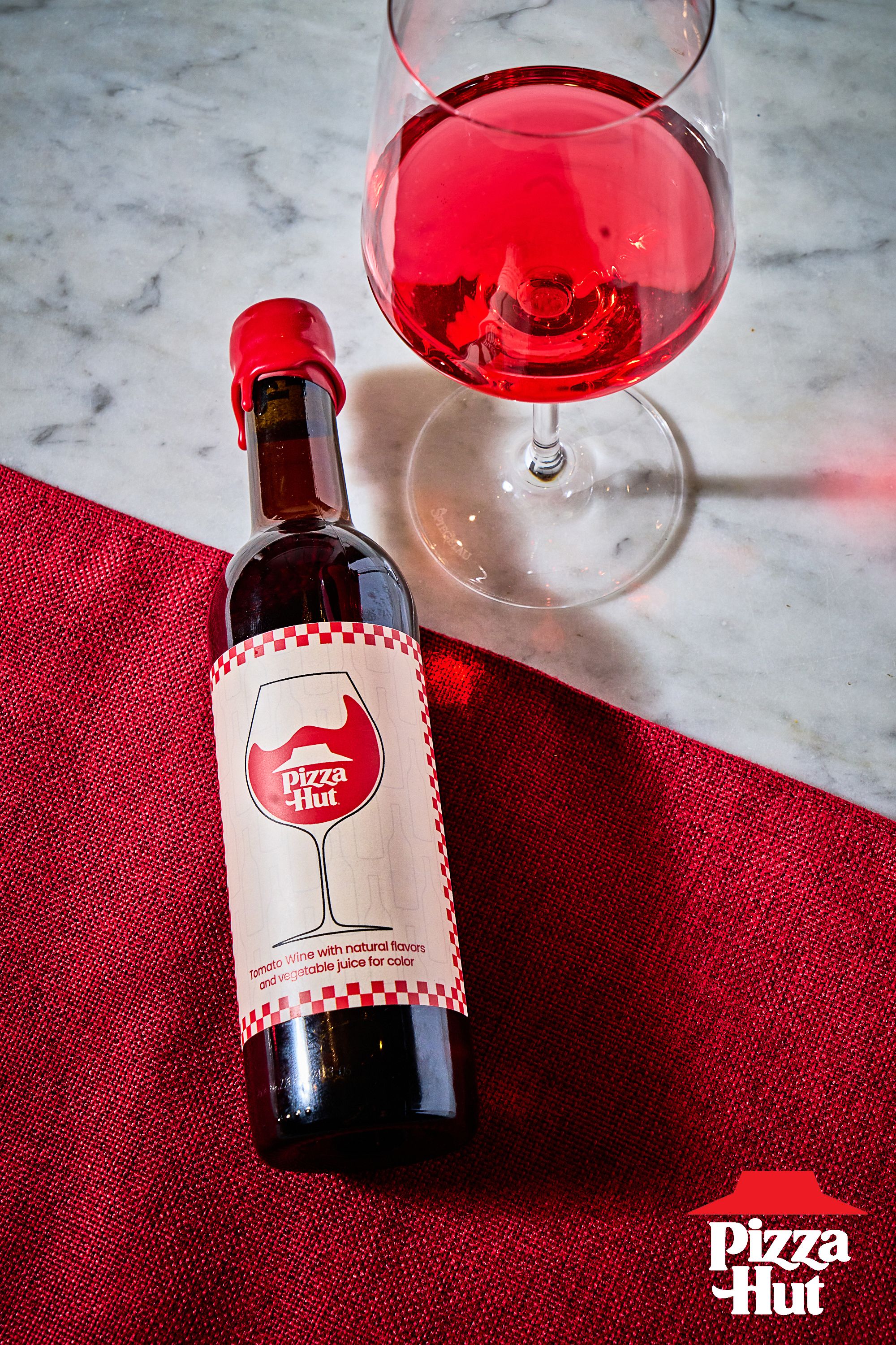 Pizza Hut® x Irvine's Winery Wine